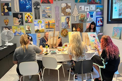 Thessaloniki: Painting workshop with Coffee or Tea