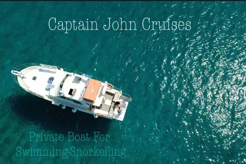 Rhodes: Private Daily Cruise for Swimming-Snorkelling