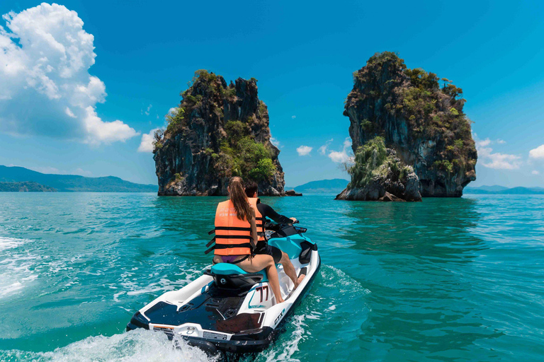 Phuket: 4h jet ski + monkey beach meal and 5 islands 6 spots all included