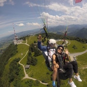Top of Salzburg Tandem Paragliding Flight from Gaisberg