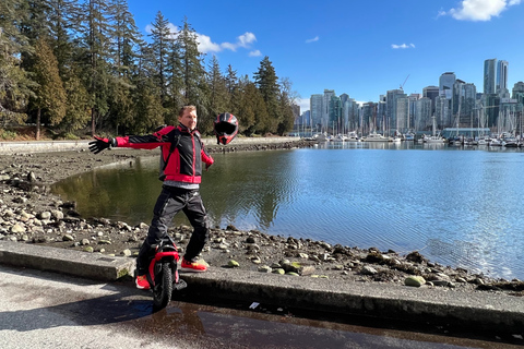 Passeio pelo Stanley Park EUC e E-scooters