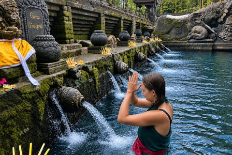 Ubud: Private Tour Waterfalls, Rice Terrace & Tirta Empul