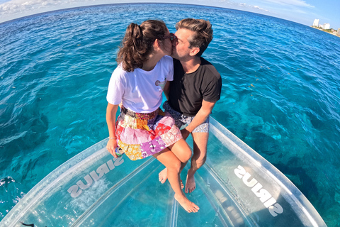 Cozumeltastic: Clear Boat Sightseeing Tour in Cozumel Cozumeltastic: Transparent Boat Tour in Cozumel