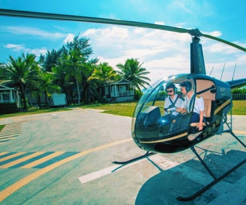 Sanya: Helicopter Tour over Haitang Bay with Atlantis Views