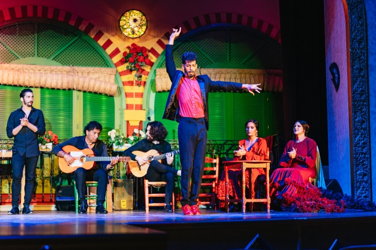 Sevilla: Flamenco-Show im El Palacio Andaluz & Dinner-OptionFlamenco-Show im El Palacio Andaluz & Tapas