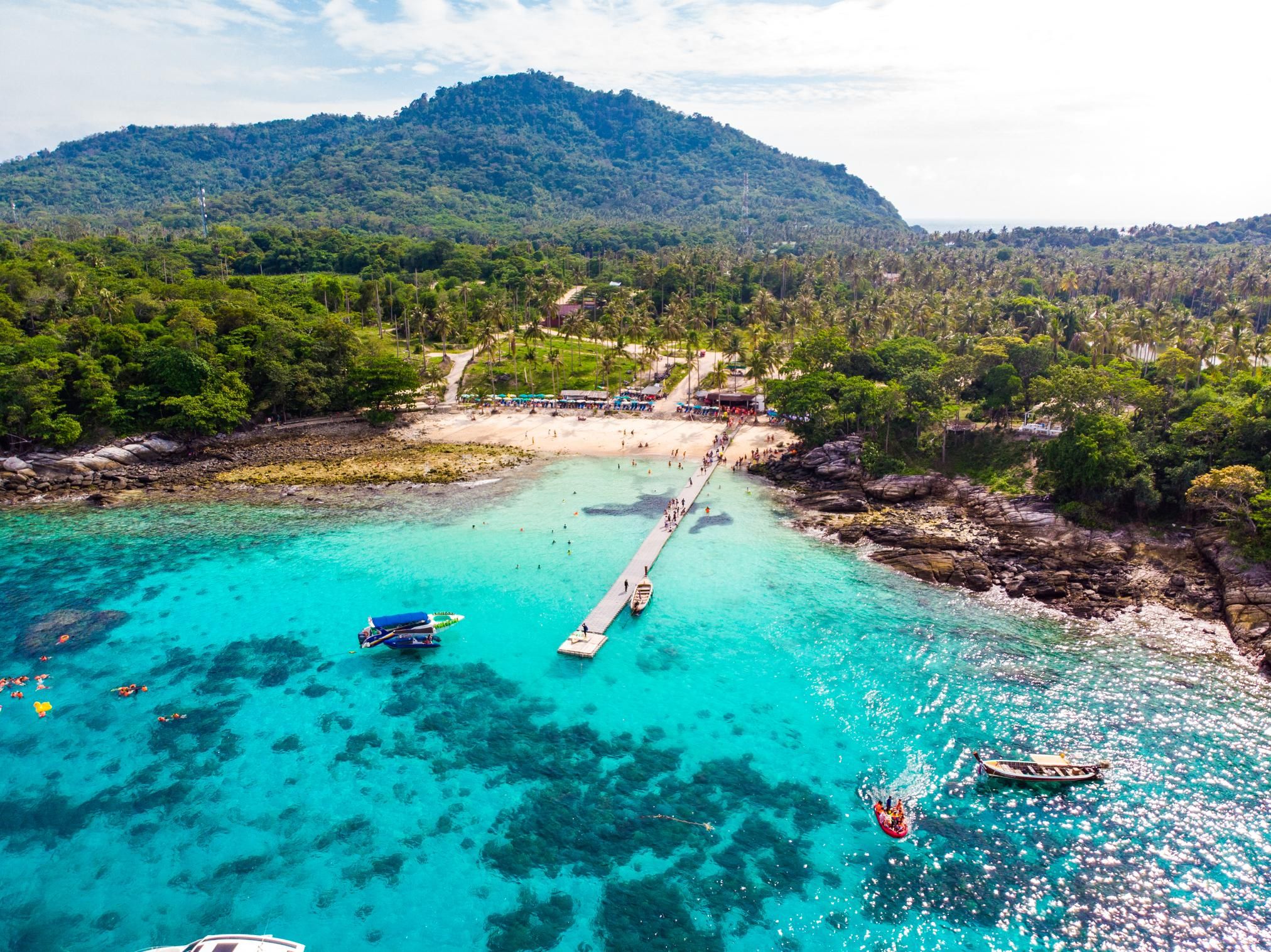 Schnorcheln vor den Inseln Coral, Racha und Maithon per Schnellboot