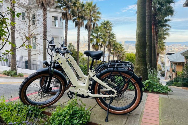 San Francisco : Visite guidée de l'été de l'amour en vélo électrique