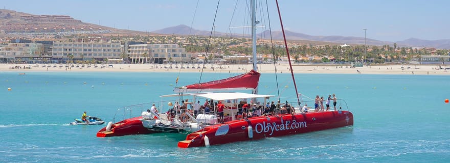 Caleta de Fuste : Expérience de navigation en catamaran