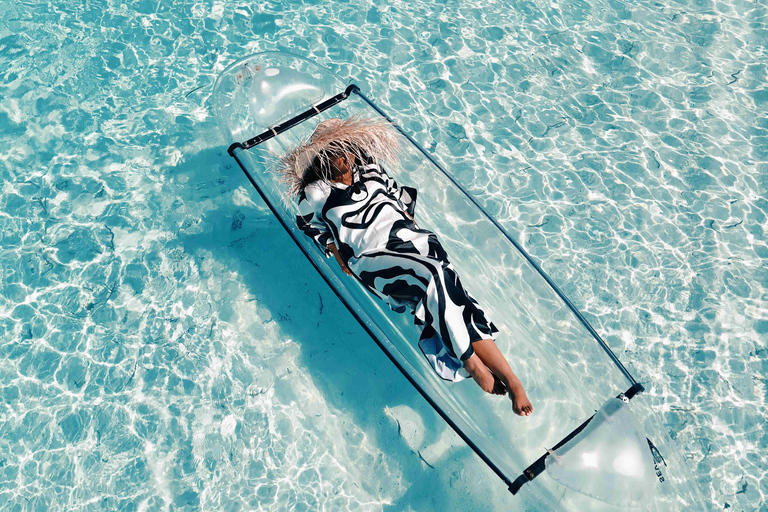 Kendwa: kayak trasparente e drone con guida