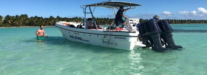 Excursion privée d'une journée sur l'île de Saona avec déjeuner et croisière