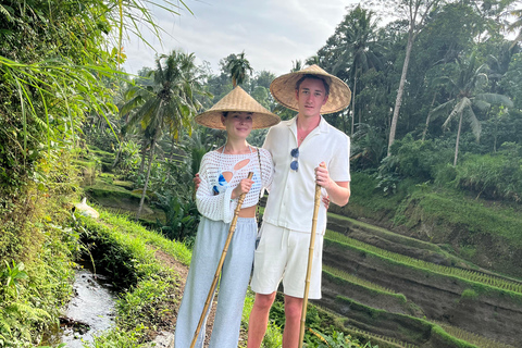 Ubud: Private Half-Day Tour Rice Terrace, Temple & Waterfall Private Half-Day Tour (With Entrance Tickets)