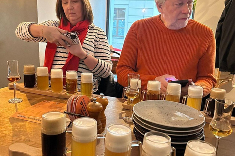 Bratislava: Local Beer and Food Tour with Snacks