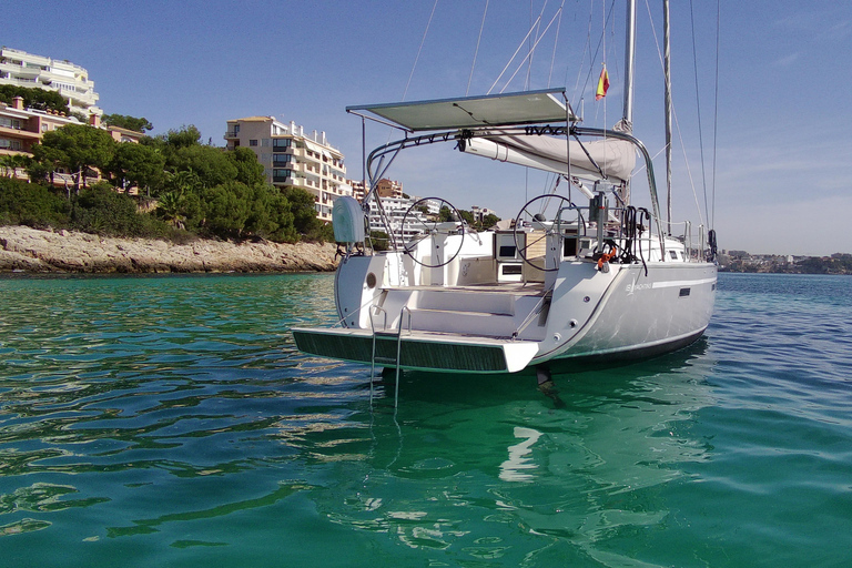 PALMA BAY : 4 HOUR PRIVATE TOUR WITH SAILING BOAT
