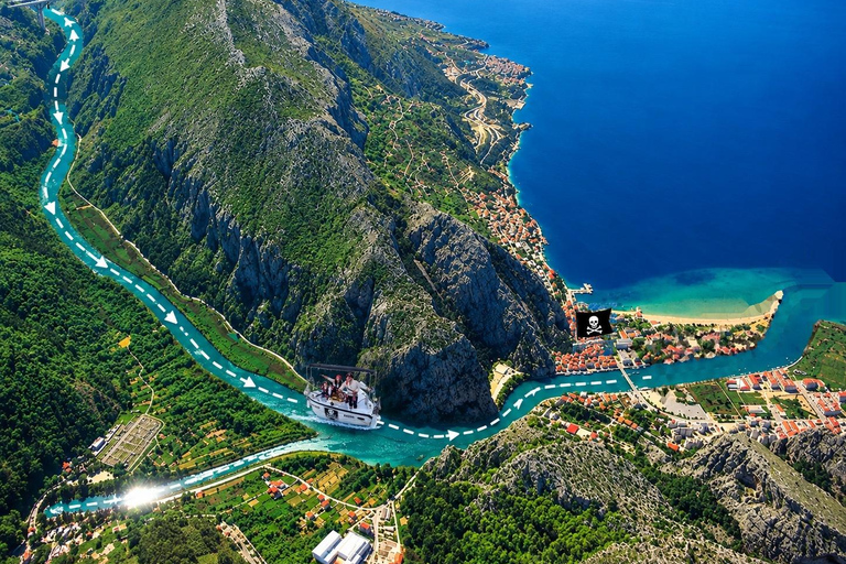 Omiš: 2-Hour Pirate Boat Journey to the Heart of the Canyon