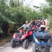 Benidorm: Quad tour biplaza por la selva y montaña 1.5 horas