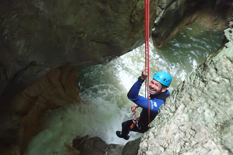 Bauges Massif: Canyoning at the Devil's Bridge