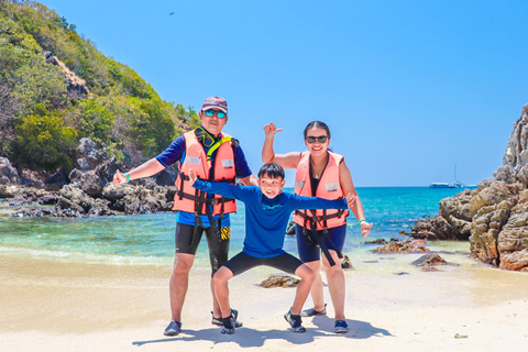 Phuket: Wycieczka na 3 wyspy Khai ze snorkelingiem i transferem do hoteluWycieczka całodniowa