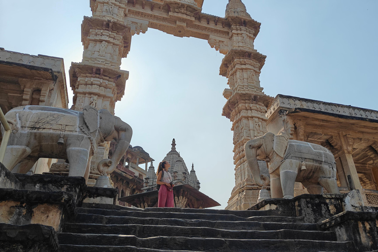 Jaipur: Full-Day Pink City Tour with Masala Tea Tour by Car and Driver with a Guide