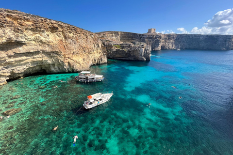 Malta: Comino, Gozo, Blue & Crystal Lagoon, and Caves Cruise Blue & Crystal Lagoon, Gozo & Caves - Trip B