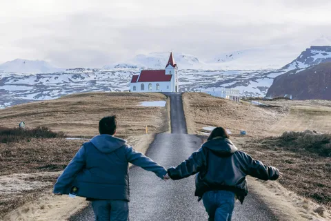 Elopement i Island – privat resa med fotografering och guide