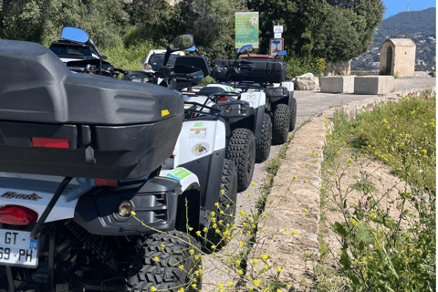 NICE EN QUAD ÉLECTRIQUE : tour panoramique de Nice avec collation