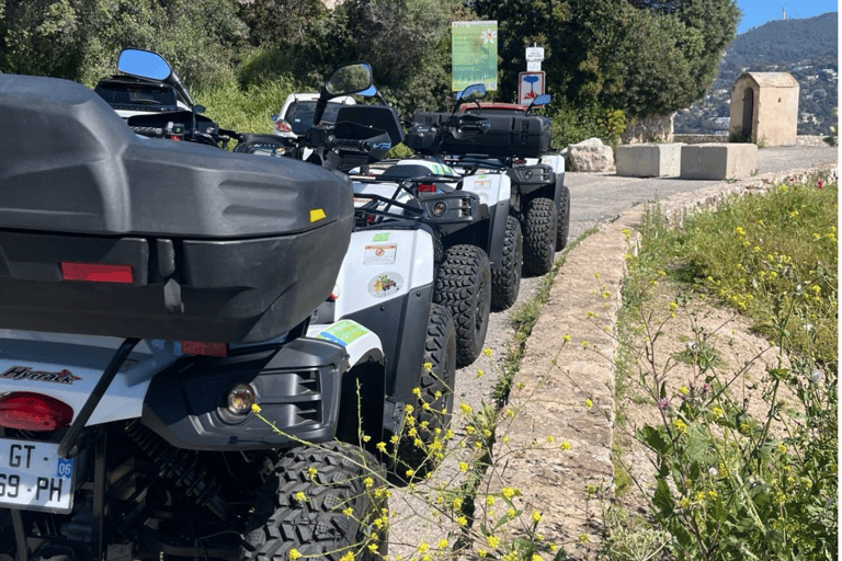 NICE BY ELECTRIC QUAD:panoramic tour from Nice with snack