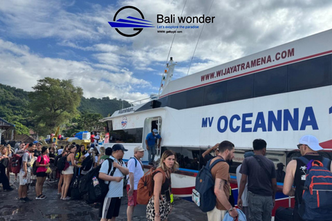 Gili Trawangan: Bali Padang Bai Port Fast Boat Transfer Fast Boat to Padang Bai with central Drop-off"