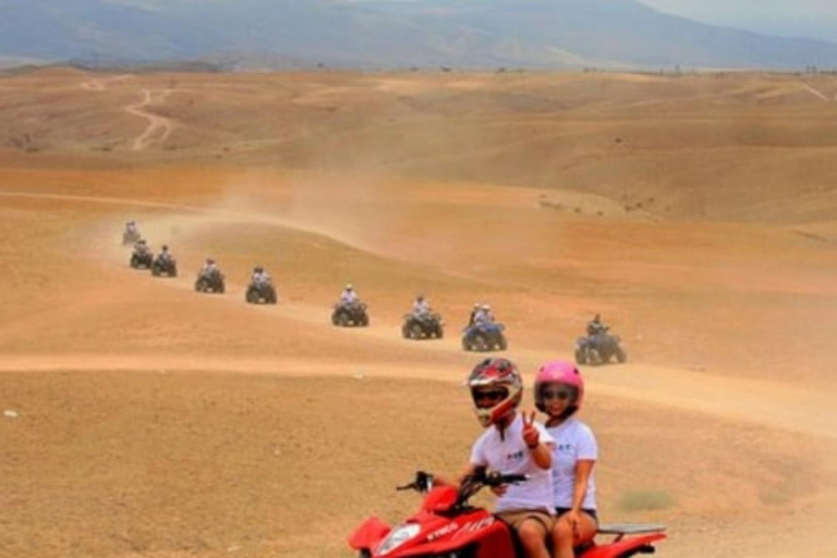 Marrakech: Abendessen und Quadbike Wüste Agafay Stars &amp; Showalles inklusive