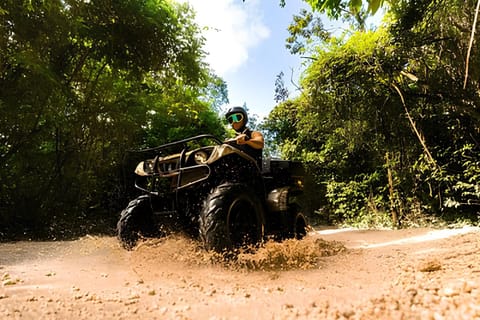 Cancun: Jungle ATV, Zipline, and Cenote Tour From Tulum