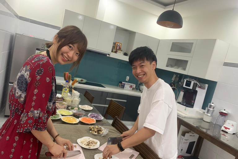 Da Nang: Aula de culinária vegetariana com Janny