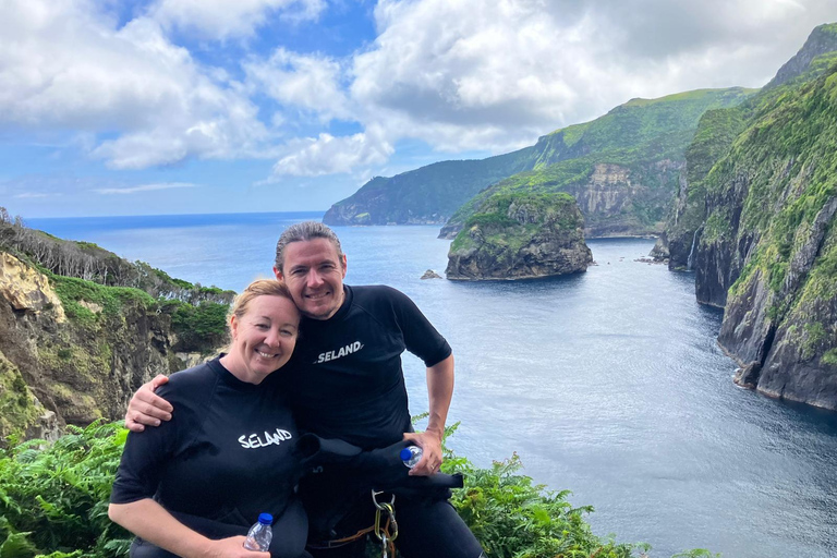 Flores: Canyoning with a Guide and Snack - Ilhéus Inferior