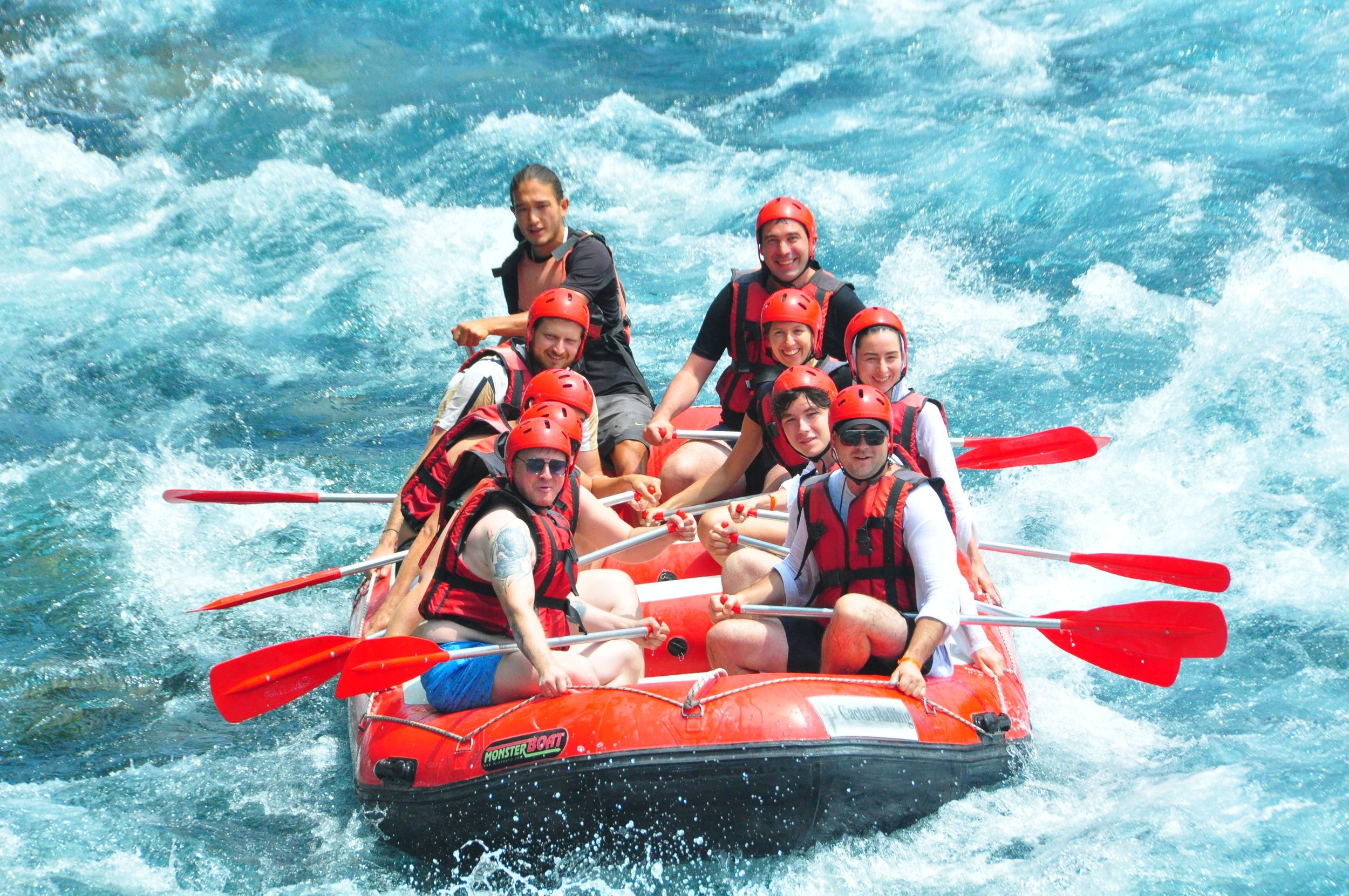 Antalya/Side: Ganztägiges Rafting, Quad, Buggy, Zipline & Mittagessen