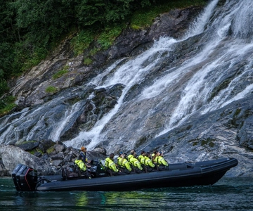 From Hellesylt: Experience Fjordsafari Geirangerfjord on RIB