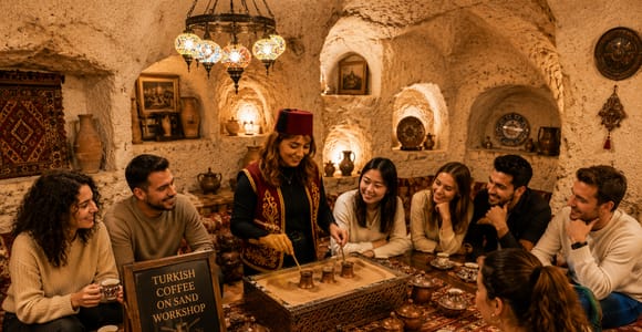 Cappadocia: Turkish Coffee Workshop Using Heated Sand