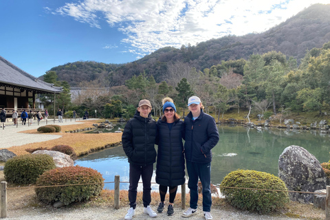 Kyoto: Afternoon Bamboo Forest and Monkey Park Bike Tour