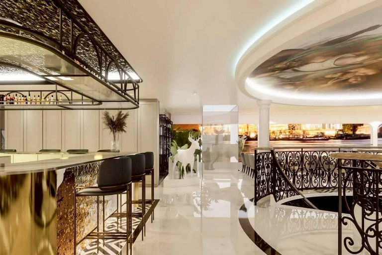 Bangkok: Najnowszy luksusowy 6-gwiazdkowy rejs po rzece MenamKolacja w formie bufetu, napoje bezalkoholowe bez ograniczeń i transfer