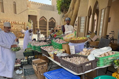 Muscat: Nizwa Souq & Jebel Shams Grand Canyon Full-Day Tour Private experience with dedicated vehicle