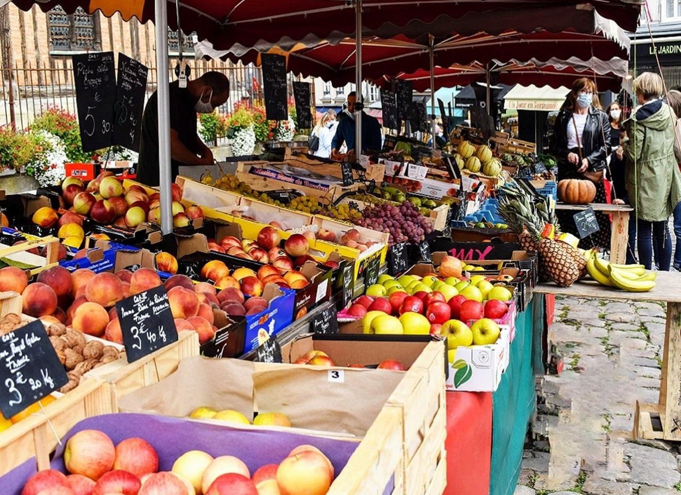 Honfleur: Guidet markedstur med smagsprøver
