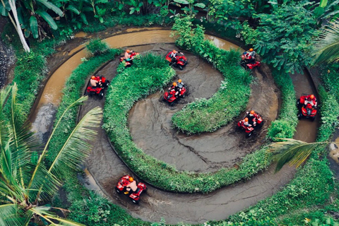 Ubud: Gorilla Cave ATV, Rice Terrace & Cretya Pool Tour Tandem Atv Ride meet at Venue(No Rice terrace & Cretya Tour)
