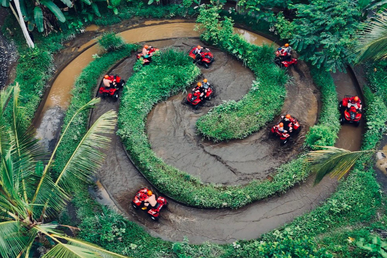 Ubud: Gorilla Cave ATV, Rice Terrace & Cretya Pool Tour Tandem Atv Ride meet at Venue(No Rice terrace & Cretya Tour)