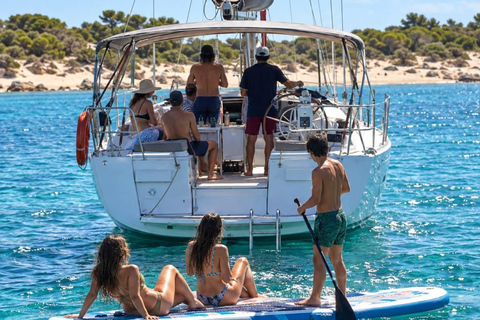 Chipiona: Private Yacht Charter with Swimming Stops