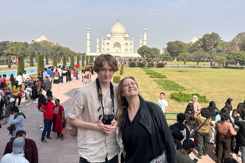 From Delhi: Private Taj Mahal, Agra Fort &amp; Baby Taj Day TripAC Car and Tour Guide Service Only