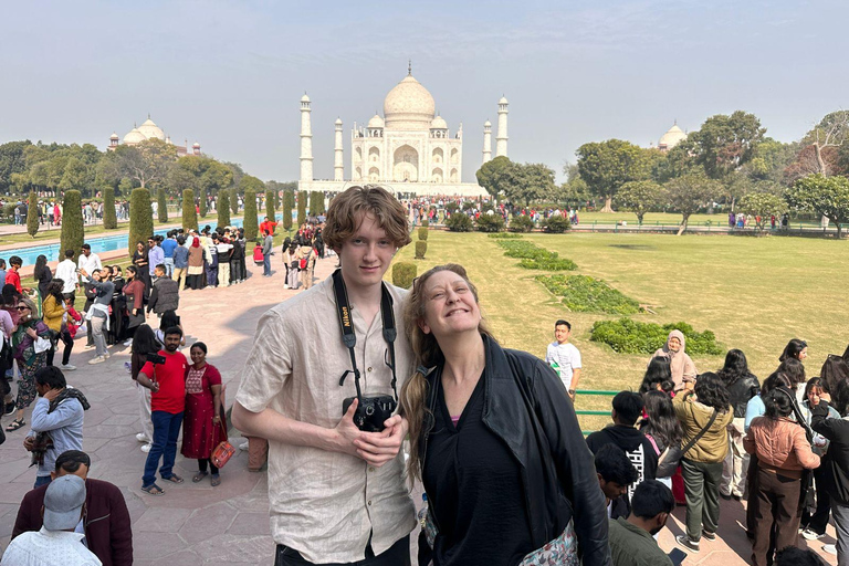 From Delhi: Private Taj Mahal, Agra Fort &amp; Baby Taj Day TripAC Car and Tour Guide Service Only