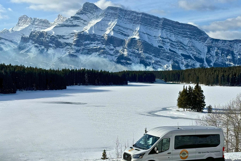 Wschód słońca nad jeziorem Moraine i jezioro Louise z Calgary/Canmore/BanfOdbiór z hotelu w Canmore