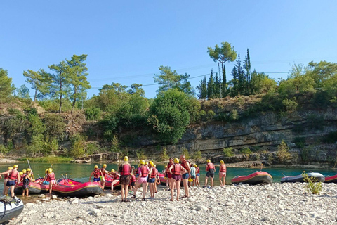 Antalya/Side: Rafting, Buggy, Jeep, and Zipline Adventure Rafting option with a meeting point.