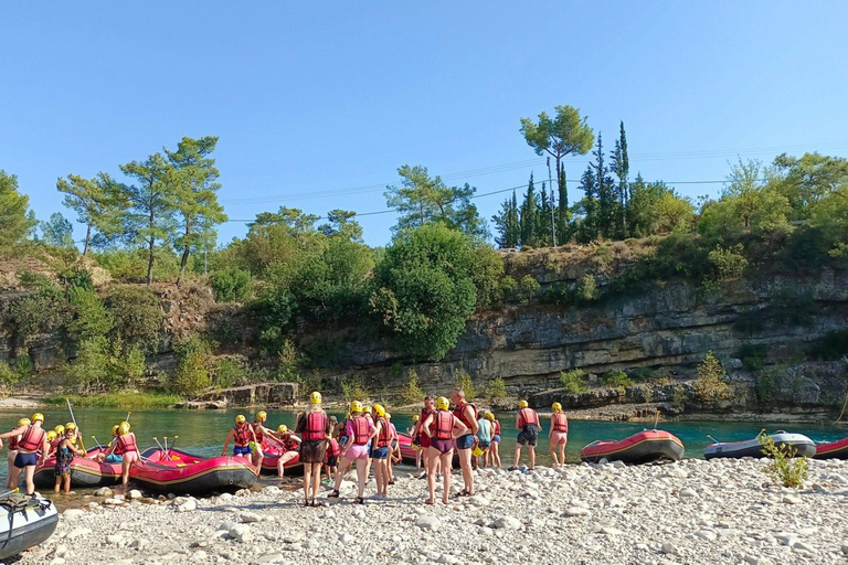 Antalya/Side: Rafting, Buggy, Jeep, and Zipline Adventure Rafting option with a meeting point.