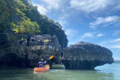 Ko Lanta: Kajakpaddling i mangrove, Ko Talabeng och Skull Island