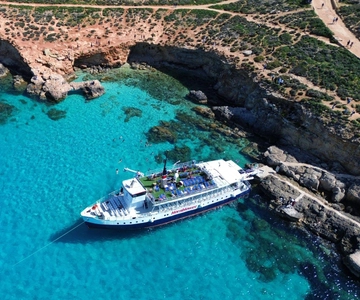 Malta: Gozo, Comino, Blaue & Kristall-Lagune, & Höhlen-Kreuzfahrt