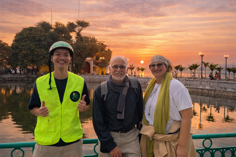 Hanoi Sunset Experience by Jeep: Golden Hour & City Lights Small Group Tour