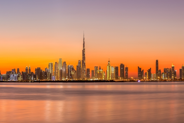 Dubai: Sky Experience-AbendessenHauptgericht: Wolfsbarsch